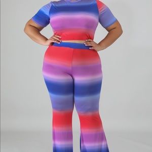 Plus Size Two Piece Set